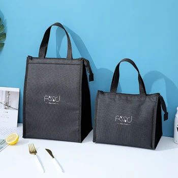 Brivilas naujų maisto coolerbags nešiojamieji rankiniai zip pietūs krepšys moterims vandeniui iškylą kelionės pusryčiai termo krepšys aukštos kokybės
