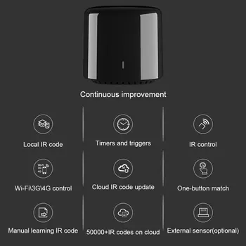 BroadLink Con RM4C Mini Universal WiFi IR 4G Nuotolinio Valdymo Protingo Namo Automatizavimo Jungiklis Veikia Su Alexa, Google 