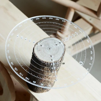 Centras Finder Įrankis, Medienos apdirbimo Kompasas Woodturners Dubenys tekinimas skaidraus Akrilo Piešimo Apskritimus, kurių Skersmuo 300Mm