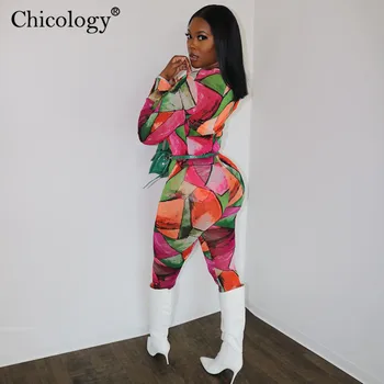 Chicology Frint Dviejų Dalių Atitikimo Rinkinys Moterų Mados Ilgomis Rankovėmis Šalies Klubas Komplektus 2020 M. Žiemą, Rudenį Drabužių Gimtadienio Streetwear