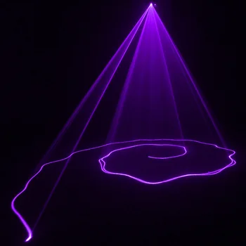 Chims DMX Valdymo Etape Lazerio Apšvietimas Violetinė Violetinė Skeneris, Projektorius Spalvinga Galingas Šviesos Spindulį, 150mW Kanalo Šalis Atostogų