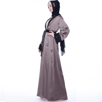 China Abaja Kimono Dubajus Kaftan Musulmonų Suknelė, Hijab Abayas Moterų Caftan Turkijos Islamo Drabužių, Apsiaustą Musulman De Femme Režimas