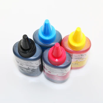 CMYK PREKIŲ 4Color 100ML Universalus Dye Ink Suderinama Papildymo Rašalo HP CANON EPSON 