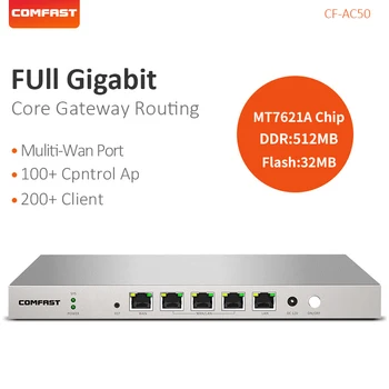 Comfast CF-AC50 maršrutizatoriaus wifi, dual core 880mhzCPU wireless router AC Multi-wan port wifi vartai, 5-port visą 