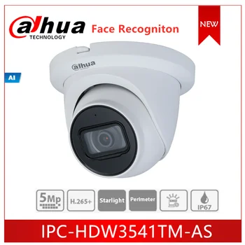 Dahua 5MP Kamera IPC-HDW3541TM-KAIP Lite AI IR Fiksuotas židinio Obuolio Netwok IP Kameros Palaikymo Veido Recogniton built-in Mic IR 50m