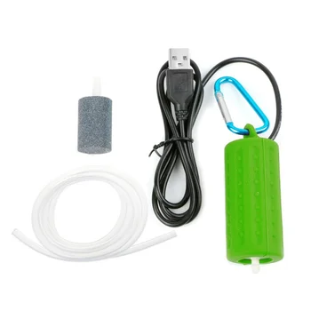 Daug Energijos Veiksmingą USB Mini Akvariumas Filtras Žvejybos Bakas Deguonies Oro Siurblio Funkcija Ultra Silent