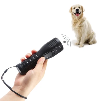 Daugiafunkcis Pet Dog Repeller Stabdžių Loti treniruoklis Treneris LED Ultragarso 3 1. Sustabdyti Žievės Ultragarso Repeller