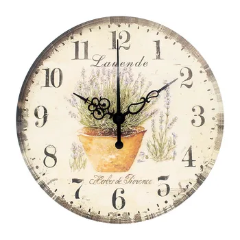 Didelis Sieninis Laikrodis Namų Puošybai Tylus Sieninis Laikrodis Derlius Skurdus Chic Kambarį Apdailos Laikrodžiai
