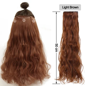 DIFEI 2 įrašai 3 gabalus ilgi tiesūs įrašą plaukų pratęsimo gamtos fake ilgus plaukus sintetinių šukuosena moterims plaukų