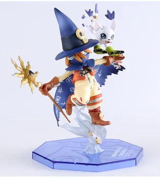 Digimon Anime Duomenys Tailmon Wizarmon Žaidimas Veiksmų Figma PVC Skaitmeninis Monstras Veiksmų Figūrinės Modelis Rinktuvas Sorcerimon 15cm Lėlės