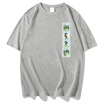 Disney Elegantiškos Mados Mulan Komiksų Dialogo Laišką Animacinių Filmų Spausdinti Porų Unisex Moterys T-Shirt O-Kaklo Trumpomis Rankovėmis Tee Viršūnes 10 Spalva