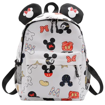 Disney Mickey&Minnie Vaikų Kuprinės Naują darželį Kuprinę Vaikams Kuprinės Vaikams Mokyklos Maišeliai Kūdikių Mergaitės Berniukai Kuprinės