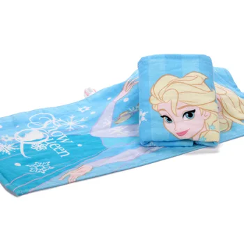 Disney Princesė Užšaldyti Elsa Rankšluostį Gazas Berniukas Ir Mergaitė Baby Vaikų Puikus Medvilnės Veido Rankšluostį 25*50 CM
