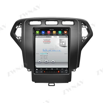 DSP Carplay Tesla ekranas 4+64G Android 9.0 Automobilio Multimedijos Grotuvo Ford Mondeo 2007 2008-2010 GPS Radijas Auto stereo galvos vienetas