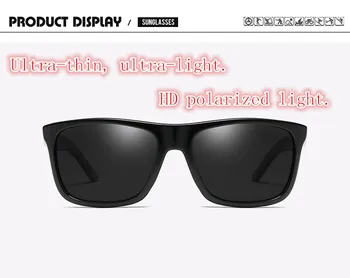 DUBERY Prekės ženklo Dizainas Poliarizuota HD Akiniai nuo saulės Vyrų Vairavimo Atspalvių Vyrų Retro Saulės Akiniai Vyrams Vasaros Veidrodis Aikštėje Oculos