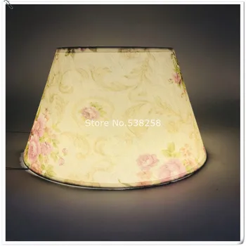 E27 Lempos atspalvis stalo lempos, pvc Modelio Tekstilės Audiniai, rožinės ir mėlynos spalvos umbra modernaus stiliaus lempos dangtelis stalas lam