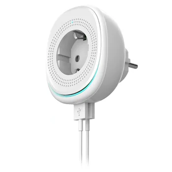 ES Plug Grafiti Wifi Smart Lizdas Paramos Alexa, Google Namų, Balso Telefono APP kontrolės Dual USB jungties Lizdas Su LED
