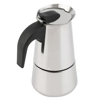 Espreso Kavos virimo aparatas 2/4/6 Taurės Sietelis Viryklė Viršų Kavos virimo aparatas Moka Espresso, Latte Nerūdijančio Puodą karšto pardavimo Kavos kepimo
