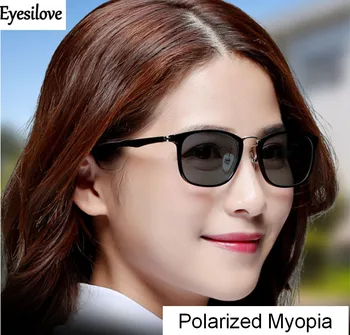 Eyesilove moterų poliarizuota trumparegystė akiniai nuo saulės TR90 rėmelis trumparegystė akinius Netoli silpnaregius recepto akinius -0.50 į -6.00 nemokama laivas