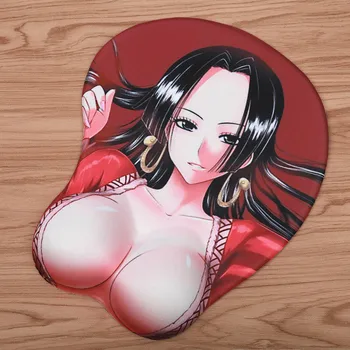FFFAS 3D Seksualus Pelės Japonija ONE PIECE Anime Boa Hancock Kūrybos Pelės Kilimėlis Žaidimas Žaidėjus Gaming Pad Tablet PC, NoteBook ota