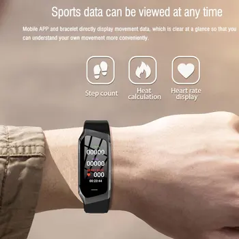 Fitneso Žiūrėti Širdies ritmo Monitorius Kraujo Spaudimas Sveikatos Pedometer Veikia Sporto Laikrodis Smart Watch Vyrų, Moterų, Skirtų 