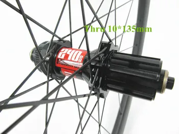 FSC50TM-25CX Cyclocross 25W*50D anglies ratų Diskiniai stabdžiai kelių vamzdinės aširačio 28H anglies dviračio ratų vertus statyti Farsports ratlankiai