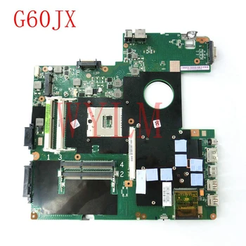 G60JX mainboard REV2.0 ASUS G60J G60JX Nešiojamas plokštė DDR3 PGA989 69N0GZM10C05-1 Testuotas Darbo Bei nemokamas pristatymas