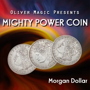 Galingas Galios Monetos (Morgan Doleris) pateikė Oliver Magija Gudrybės Monetos Pasirodo Magie Arti Magia Mentalism Iliuzija Gudrybė Rekvizitai