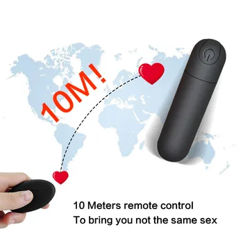 Galingas Mini Vibratorius Kulka USB Vibratorius Belaidžio Nuotolinio Valdymo Klitorio Vaginos Stimuliatorius Vibratoriai Moteris