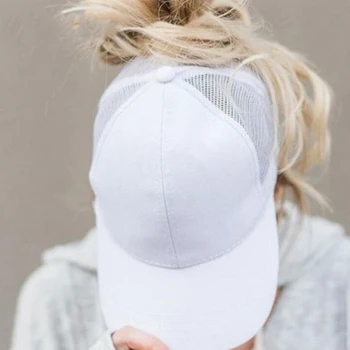 GAOKE 2020 nauji plaukai surišti į uodegą beisbolo kepuraitę vasaros moterų reguliuojamas black hat nepatogus bžūp atsitiktinis medvilnės mergina Snapback akių bžūp