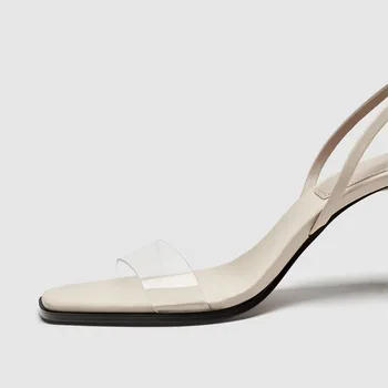 GARSAUS PREKĖS ženklo PATIES Dizaino Mados 2020 Nauja Mergina Sandlas Aikštėje kojų Atgal dirželis Panele batai, Sandalai