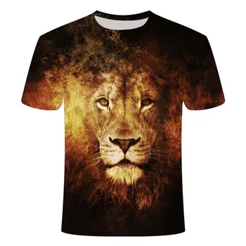 Garsus gyvūnų moterų ir vyrų T-shirt trumparankoviai marškinėliai spausdinimas 3dt marškinėliai atsitiktinis hip-hop 3d spausdinimo T-shirt viršuje XXS-6XL