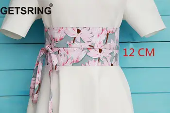 GETSRING Japonų Stiliaus Medvilnės Ceinture Femme Originalus Namų Kimono Juosmens Diržas Cummerbunds Retro Elastinga Juosmens Diržas 18 Spalvų