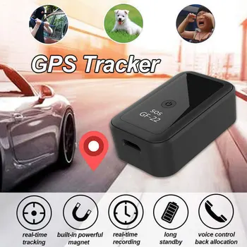 GF22 Mini GPS Locator Automobilio Valdymo Balsu Realaus Laiko GPS Tracker Magnetinio Anti-Lost Prietaiso Automatinio Sekimo Localizador Gps Locato