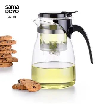 [GRANDNESS] Samadoyo meno arbatos puodelio SAMA A-14 High Grade Kungfu Arbatinukas & Puodelis 900ml Karščiui atsparus stiklas, arbatinukas su infuser