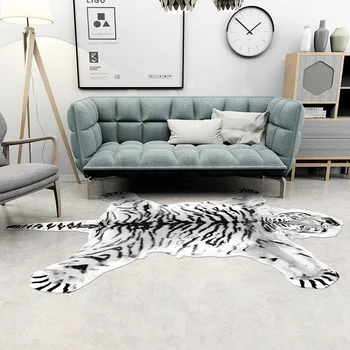 Gyvūnų kiliminė danga, grindų kilimėlis 80x120 cm kilimas gyvūnų namuose kilimėlis lova kambaryje kiliminė danga, vandens absorbentas kilimų tigras, leopardas, liūtas