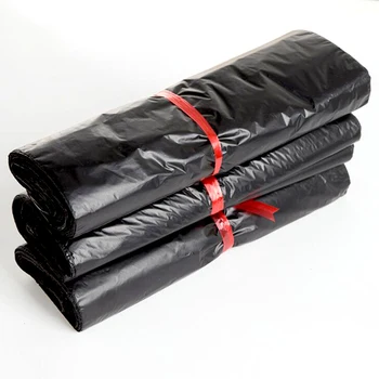 HARDIRON 0.06 mm 200/100VNT Juodo Plastiko Polietileniniai maišai Pašto pristatymo Antspaudas lipnios plastikinis maišelis