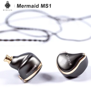 Hidizs Undinė MS1 HiFi Garso Patentuota Dinamiškas, Diafragma, In-Ear Stebėti, ausinių IEM su Nuimamas Kabelis 2Pin 0.78 mm Jungtis