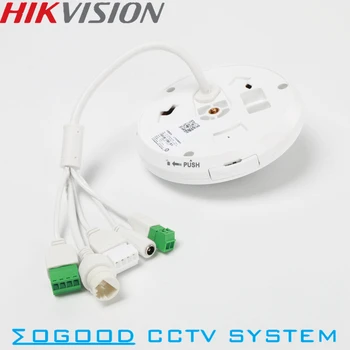 Hikvision DS-2CD3955FWD-IWS 5MP Fisheye Vaizdą 360 IP Kameros Palaikymo Hik-Connect 
