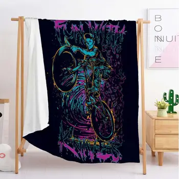 Hip-hop muzikos meksikos prabanga gyvūnų kirtimo audinio antklodė lova pasirinktinius nuotraukų svertinis gobelenas mesti h fuzzy antklodė