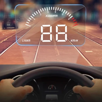 HUD Auto Automobilis Head Up Display priekinio Stiklo, Stiklo Projektorius Apsaugos Signalizacijos greičio viršijimo APS / min Įtampa Toyota Corolla E210 2019 2020