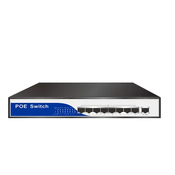 HY01 10/100 mbps POE Switch 8 port IEEE802.3af/ne 50V3A 150W Maitinimo 1080P HD IP vaizdo Kamera NVR, ONVIF CCTV Apsaugos Sistema