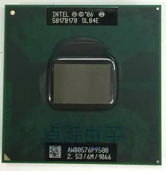 Intel Core 2 Duo Mobile CPU P9500 Dual Core 2.53 GHz 6M 1066MHz Lizdą p Nešiojamas Nešiojamojo kompiuterio Procesorius veikia PM45