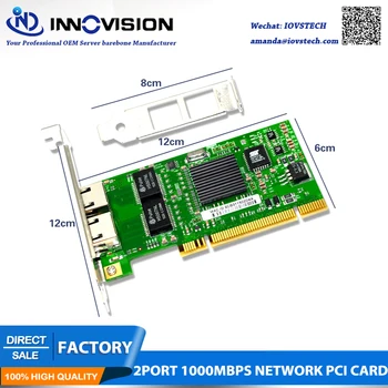 Intel dual port 8492MT 82546EB 82546GB 1000Mbps minkštas maršrutizatorius server PCI Gigabit LAN tinklo plėtros kortelę