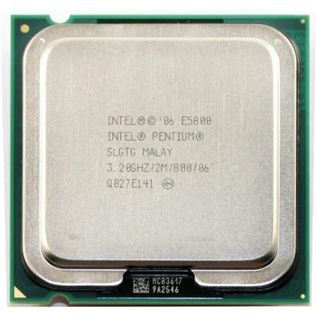 Intel Pentium Dual-Core E5800 CPU Procesorius (3.2 Ghz/ 2M /800GHz) Socket 775 Nemokamas Pristatymas