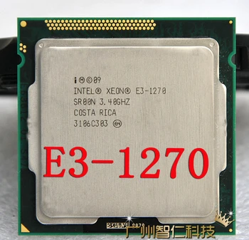 Intel Xeon e3-1270 E3 1270 E3-1270 3.4 GHz LGA1155 8MB Quad Core CPU Procesorius E3 1270 SR00N nemokamas pristatymas