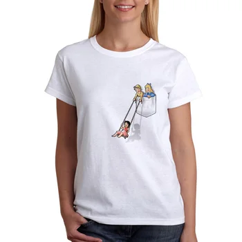 Isao Takahata moterų 2018 marškinėlius viršuje Isao juokingi marškinėliai Balti moteriški Studio Ghibli T-shirt