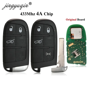 Jingyuqin Smart Nuotolinio Rakto Pakabuku 433MHz 4A Chip 3/4 Mygtuką 