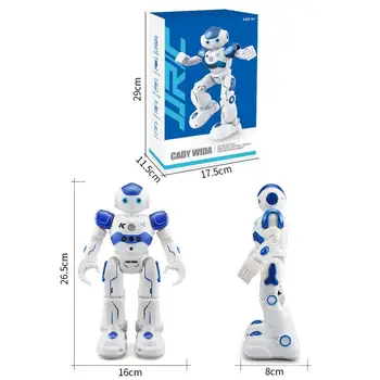 JJRC R2 RC Robotas Žaislas, Dainavimo, Šokių Kalbėti Protingas Robotas Švietimo Žaislas Vaikams Humanoidų Prasme Indukcinis RC Robotas Vaikams