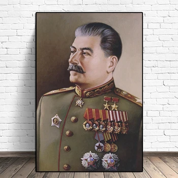 Josifas Stalinas Portretas HD Sienos Menas Drobė Plakatus Spausdina Tapybos Sienos Nuotraukas Giclee Šiuolaikinio Gyvenimo Kambario, Namų Dekoro Iliustracijos